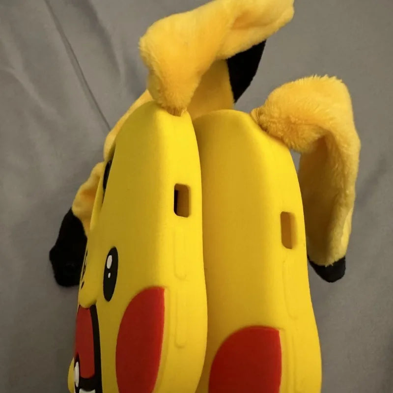 Kawaii Pokemon 3D Shape Anime Cartoon Pikachu  Cute Long Ears Phone Case for Iphone 11/12/13/14/15pro Promax Festival Gift
