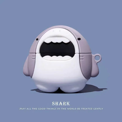 Penguin Snails Dog Shark Style Case For Apple AirPods 4 Case Cute Cartoon Silicone Earphone Protective Case Cover For AirPods4