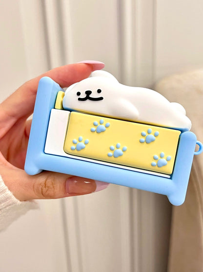 Cute line dog AirPods3 generation Bluetooth earphone case suitable for Apple AirPodsPro2 protective case 2 generation