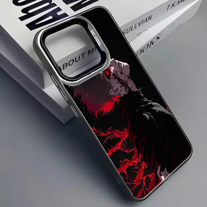 Anime Tokyo C-Choul Phone Case For iPhone 16 15 14 13 12 11 Pro Max Grey Black Phone Covers Matte Laser Metallic Aurora Funda