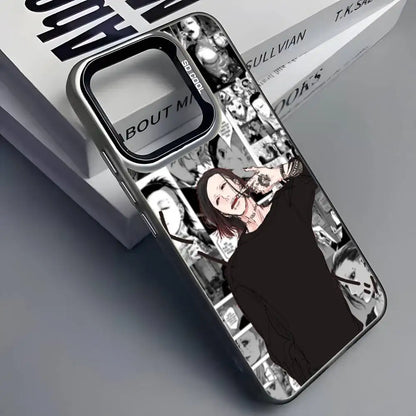 Anime Tokyo C-Choul Phone Case For iPhone 16 15 14 13 12 11 Pro Max Grey Black Phone Covers Matte Laser Metallic Aurora Funda