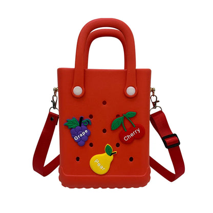 Beach Tote Silicone Basket with Sand Waterproof Travel Bag Sandproof Handbag Multi-Purpose Storage Bag for Boat Pool Sports Gyms