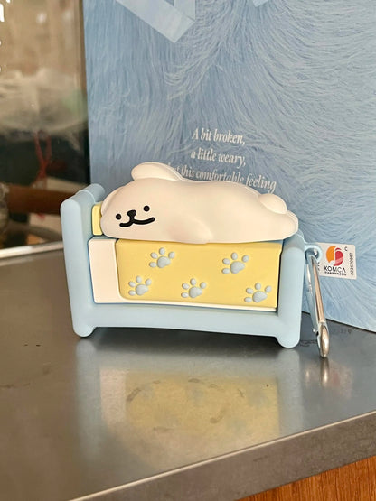 Cute line dog AirPods3 generation Bluetooth earphone case suitable for Apple AirPodsPro2 protective case 2 generation