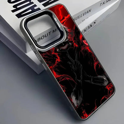 Anime Tokyo C-Choul Phone Case For iPhone 16 15 14 13 12 11 Pro Max Grey Black Phone Covers Matte Laser Metallic Aurora Funda