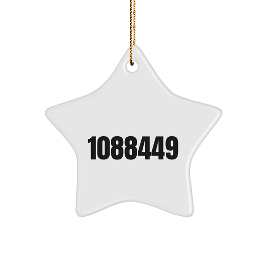 Court Reporter Gifts | Star Ornament by 'Court Reporter By Day. Ninja By Night.' | Funny Christmas Decor - Image 1