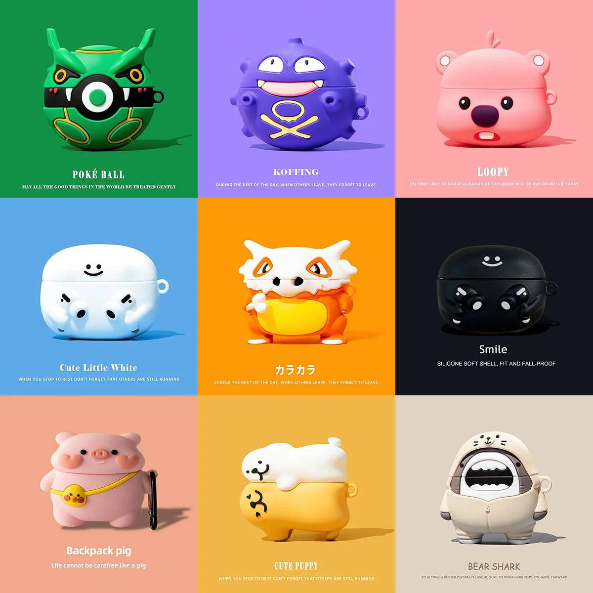 Pokemon Case For Beats Studio Buds Case Cartoon Silicone Cover For Beats Studio Buds Plus Earphone Charging Accessories Cover