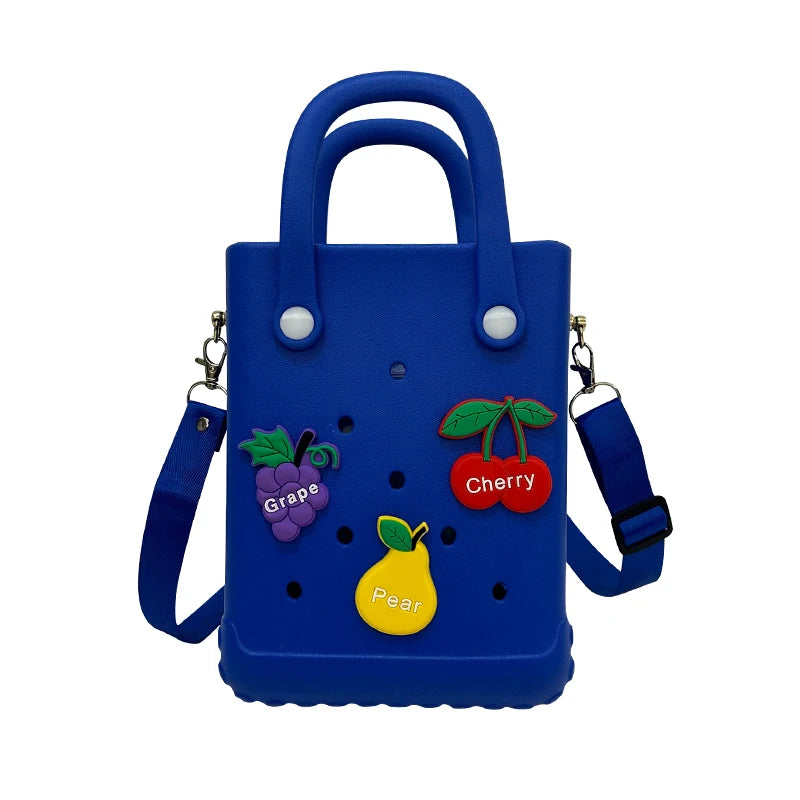 Beach Tote Silicone Basket with Sand Waterproof Travel Bag Sandproof Handbag Multi-Purpose Storage Bag for Boat Pool Sports Gyms