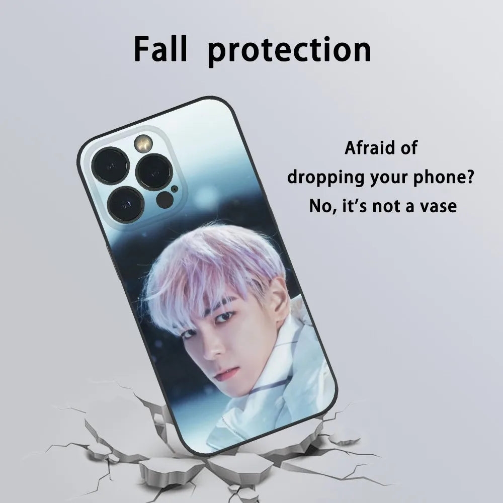 K-Pop TOP C-Choi S-Seung Hyun Phone Case For iPhone 16 15 14 13 Pro Max Plus Mini Frosted Soft Shell Funda