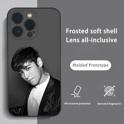 K-Pop TOP C-Choi S-Seung Hyun Phone Case For iPhone 16 15 14 13 Pro Max Plus Mini Frosted Soft Shell Funda