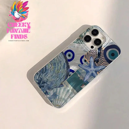 Seaside Scenery Wave Beach Pattern Phone CaseFor iPhone 15 16 14 13 12 11 Pro Max XS XR Max 7 8 16 Plus SE 2022 Shockproof Cover Cheeky Fantail Finds