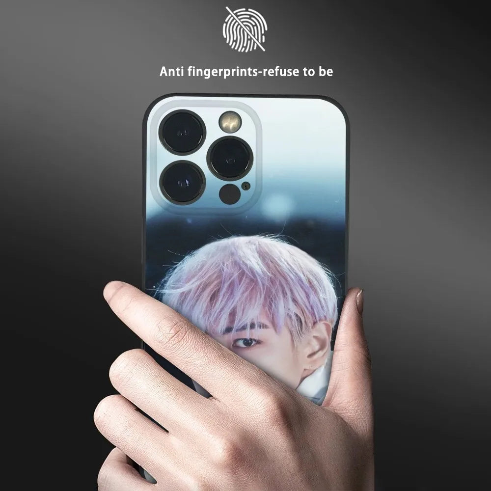 K-Pop TOP C-Choi S-Seung Hyun Phone Case For iPhone 16 15 14 13 Pro Max Plus Mini Frosted Soft Shell Funda