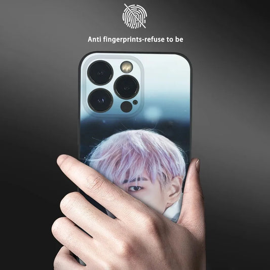 K-Pop TOP C-Choi S-Seung Hyun Phone Case For iPhone 16 15 14 13 Pro Max Plus Mini Frosted Soft Shell Funda