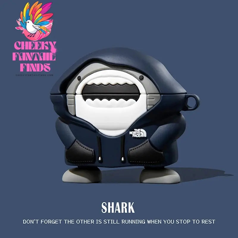 Shark Style Case For Apple AirPods 1 2 3 Pro 2 Case Cute Cartoon  Silicone Earphone Protective Cases Accessories Headphone Cover Cheeky Fantail Finds