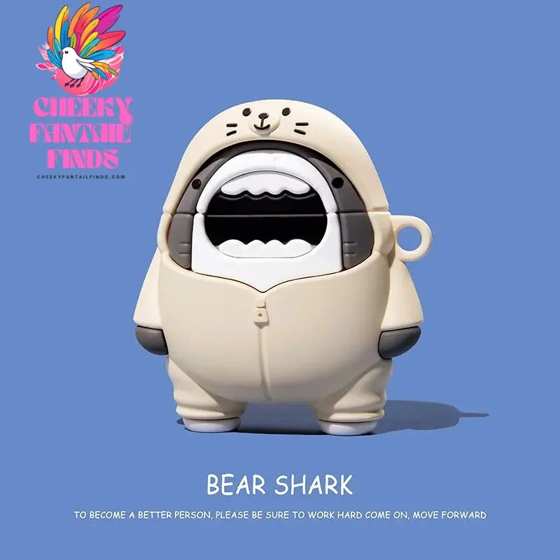 Shark Style Case For Apple AirPods 1 2 3 Pro 2 Case Cute Cartoon  Silicone Earphone Protective Cases Accessories Headphone Cover Cheeky Fantail Finds