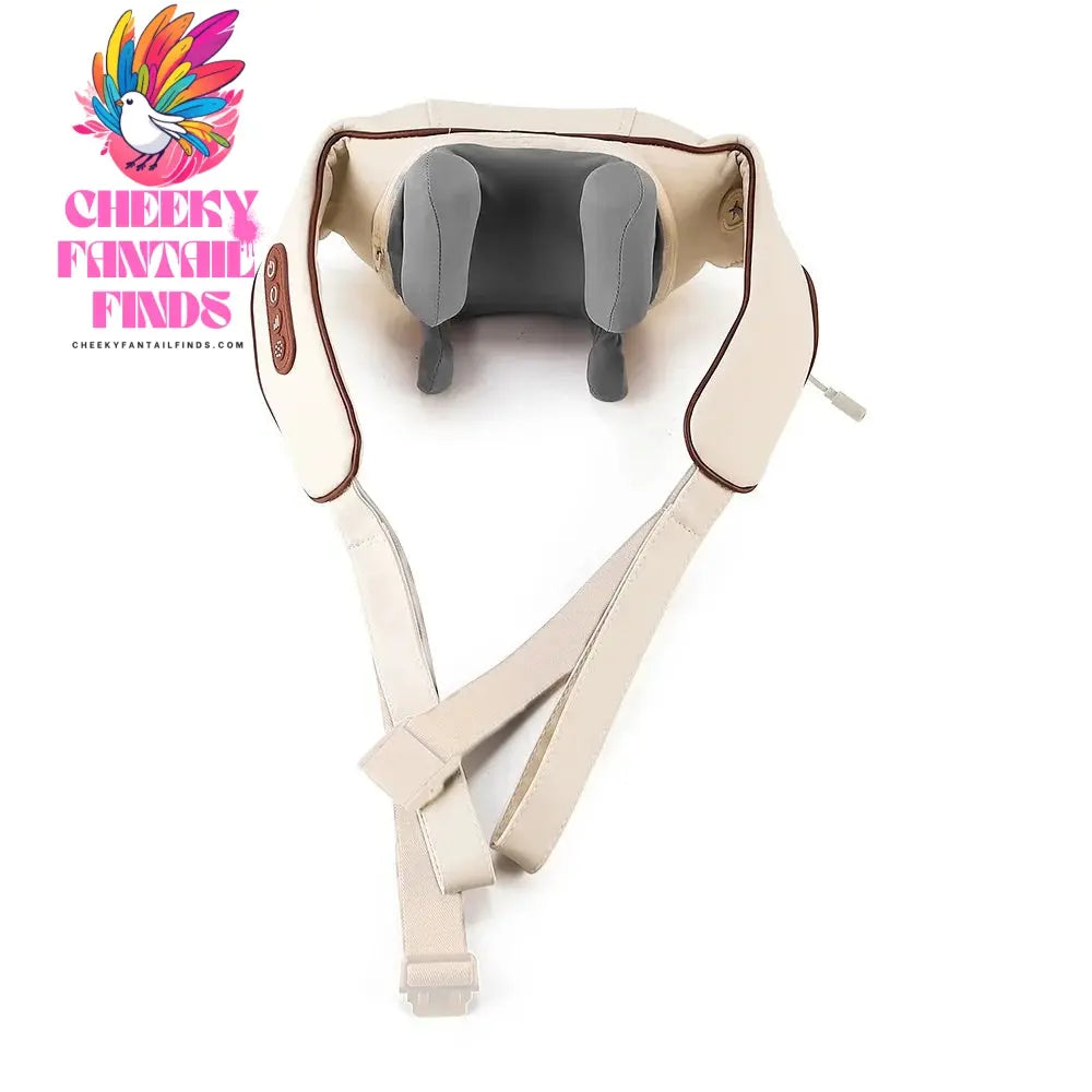 Shiatsu Neck And Back Massager With Soothing Heat Wireless Electric Deep Tissue 5D Kneading Massage Pillow Shoulder Leg Body Cheeky Fantail Finds