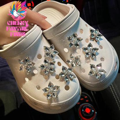 Shoe Buckle Shoes Flower Slippers Sandal Accessories Cheeky Fantail Finds