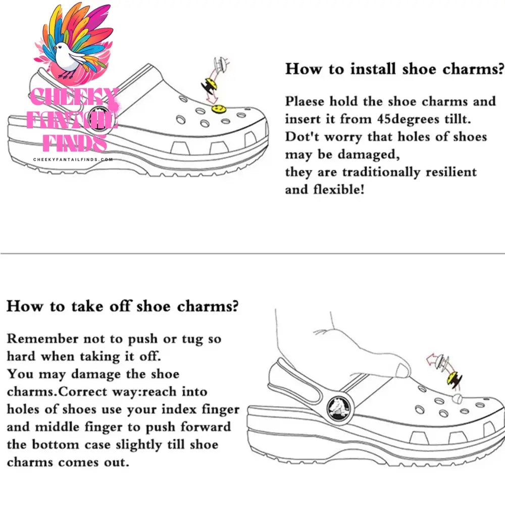 Shoe Charms DIY Food Breakfast Fried Eggs Decoration Buckle for Hole Shoe Charm Set Accessories Kids Party Girls Gift Cheeky Fantail Finds