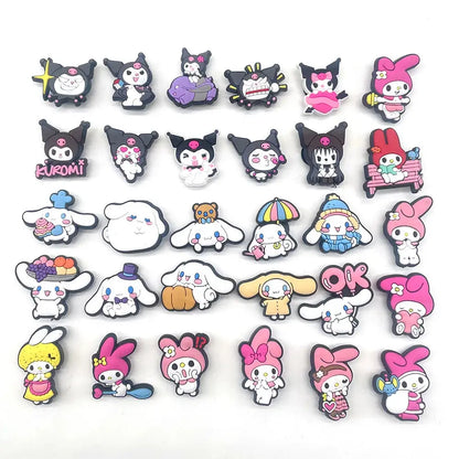 Shoe Charms Hello kitty My Melody Set Shoe Charms for Clogs Shoe Accessories Cheeky Fantail Finds