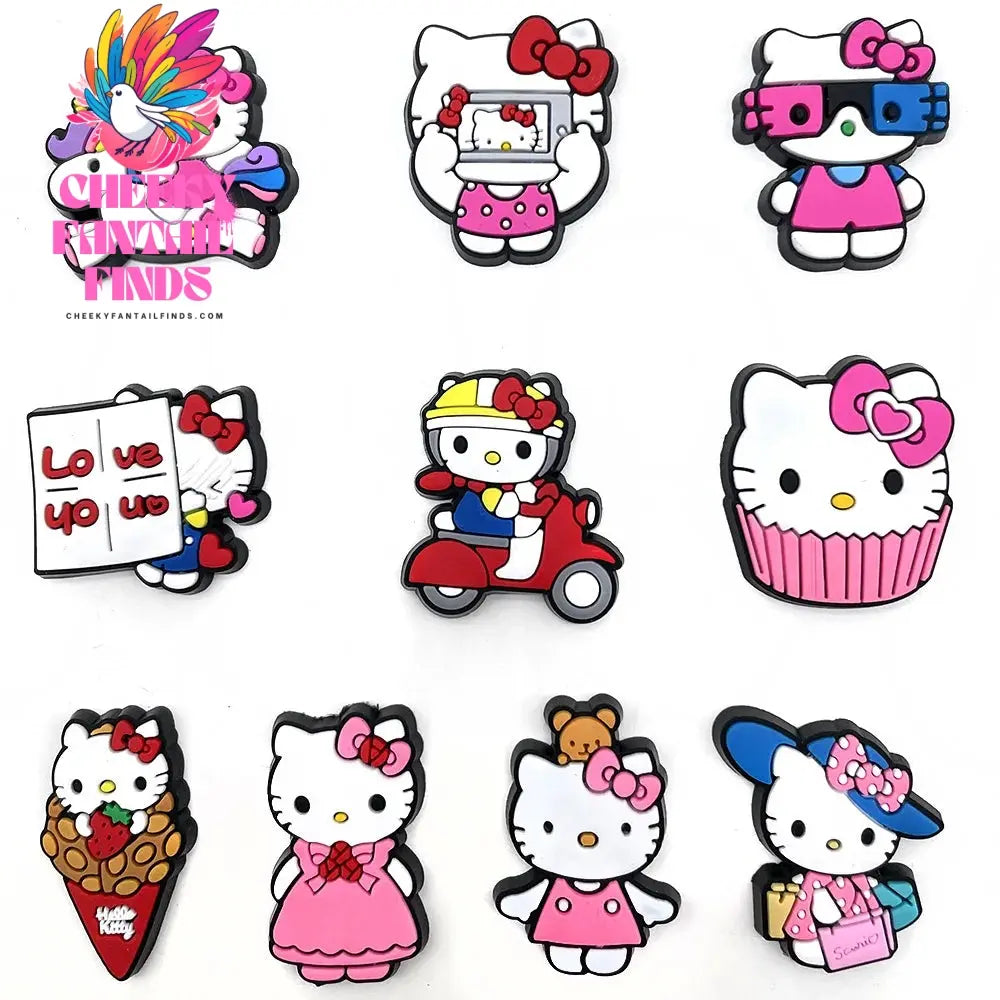 Shoe Charms Hello kitty My Melody Set Shoe Charms for Clogs Shoe Accessories Cheeky Fantail Finds