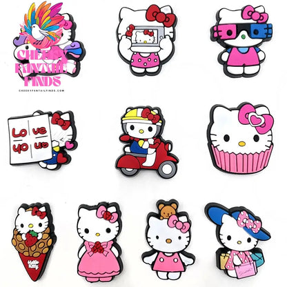 Shoe Charms Hello kitty My Melody Set Shoe Charms for Clogs Shoe Accessories Cheeky Fantail Finds
