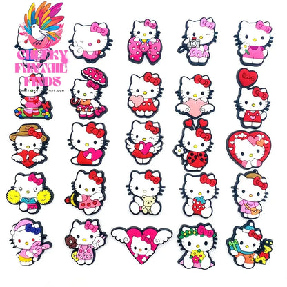 Shoe Charms Hello kitty My Melody Set Shoe Charms for Clogs Shoe Accessories Cheeky Fantail Finds