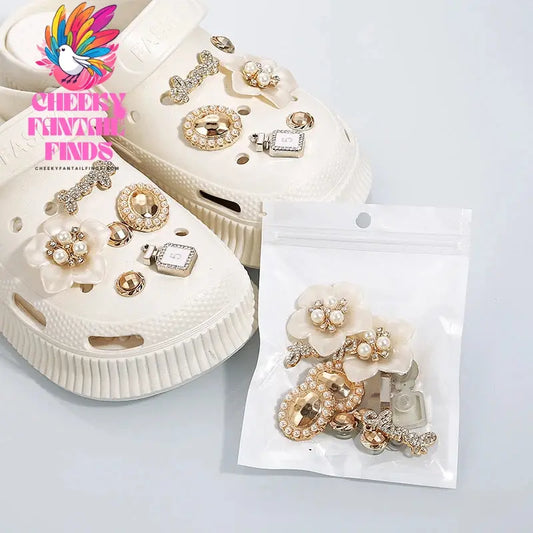 Shoe Charms for DIY Colored Diamond Crystal Shoe Buckle Decoration for Shoe Charm Accessories Kids Party Gift Shoes Decorations - Cheeky Fantail Finds