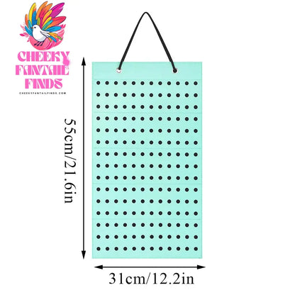 Shoes Charms Display Shoe Charms Organizer With 180 Holes Badge Storage Hanging Holder Shoe Decor Storage Bag Jewelry Display Cheeky Fantail Finds