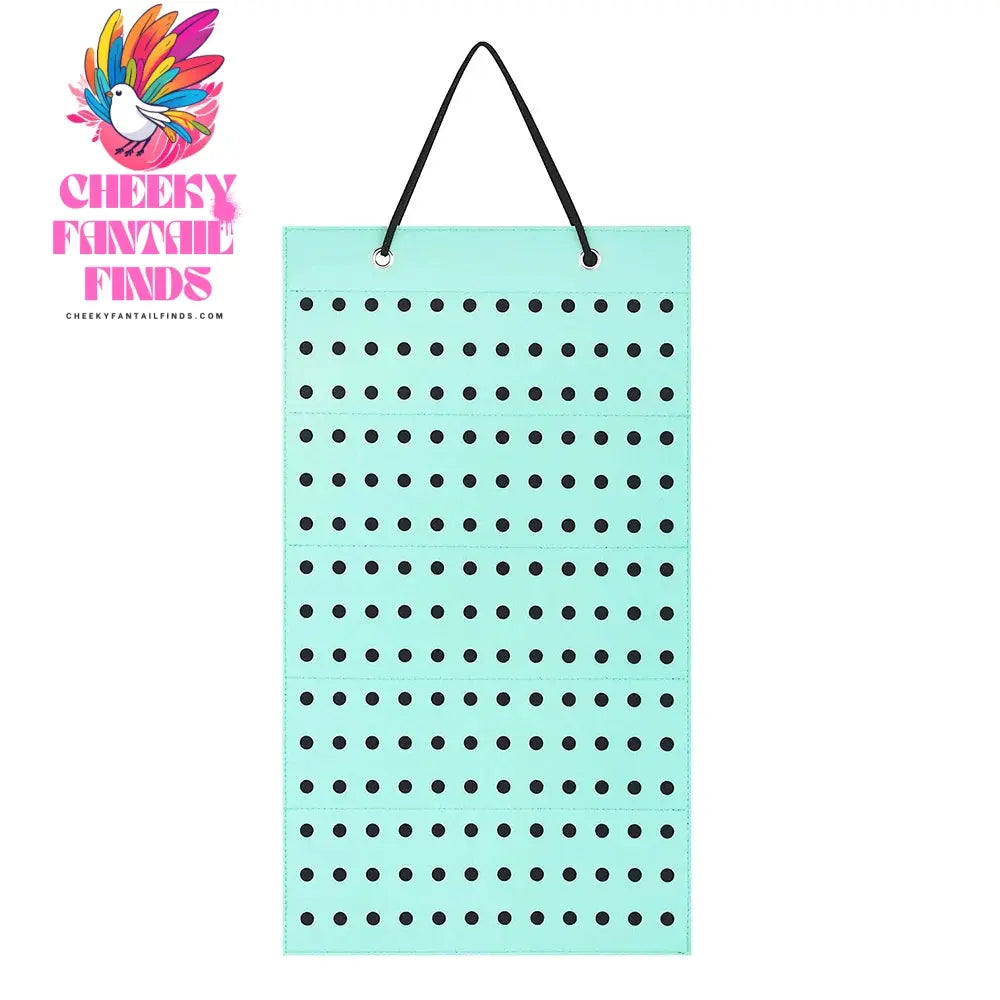 Shoes Charms Display Shoe Charms Organizer With 180 Holes Badge Storage Hanging Holder Shoe Decor Storage Bag Jewelry Display Cheeky Fantail Finds