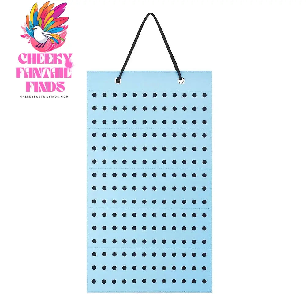 Shoes Charms Display Shoe Charms Organizer With 180 Holes Badge Storage Hanging Holder Shoe Decor Storage Bag Jewelry Display Cheeky Fantail Finds