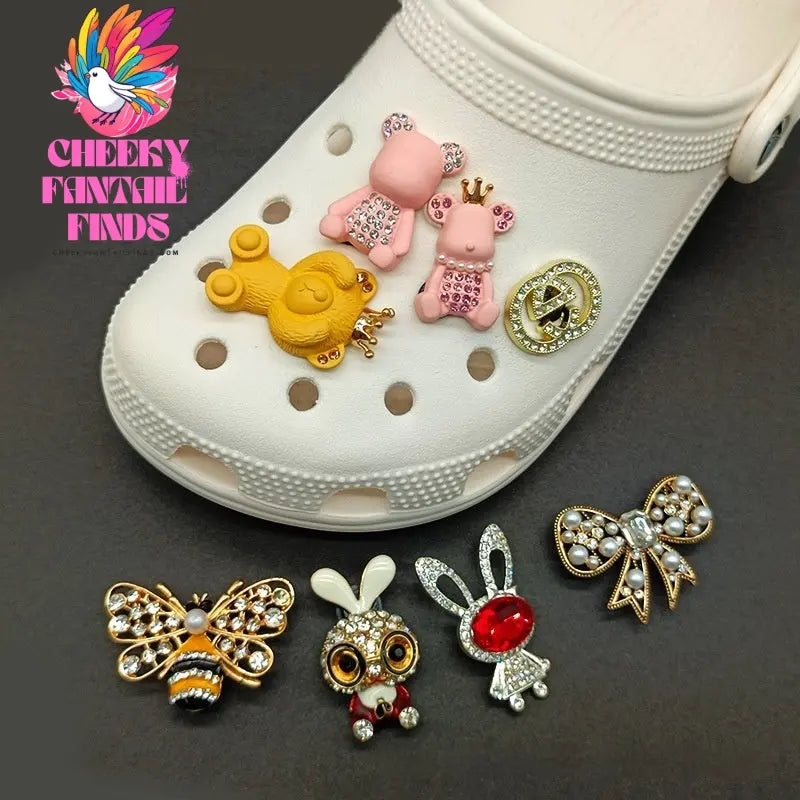 Shoes Metal Shoe Ornament Buckle Accessories Cheeky Fantail Finds