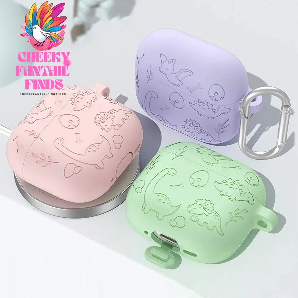 Silicone Case Protector Drop Protection Soft Silicone Case Shockproof Cute Case Cover Scratch Resistant for AirPods 4 Gen (2024) Cheeky Fantail Finds