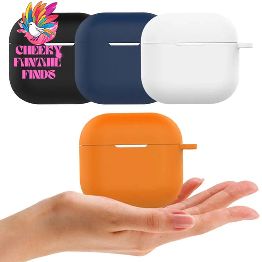 Silicone Soft Wireless BT Earphones Case Protective Cover Shockproof Earbud Case Cover for Airpods 4 (2024) Earphone Accessories Cheeky Fantail Finds