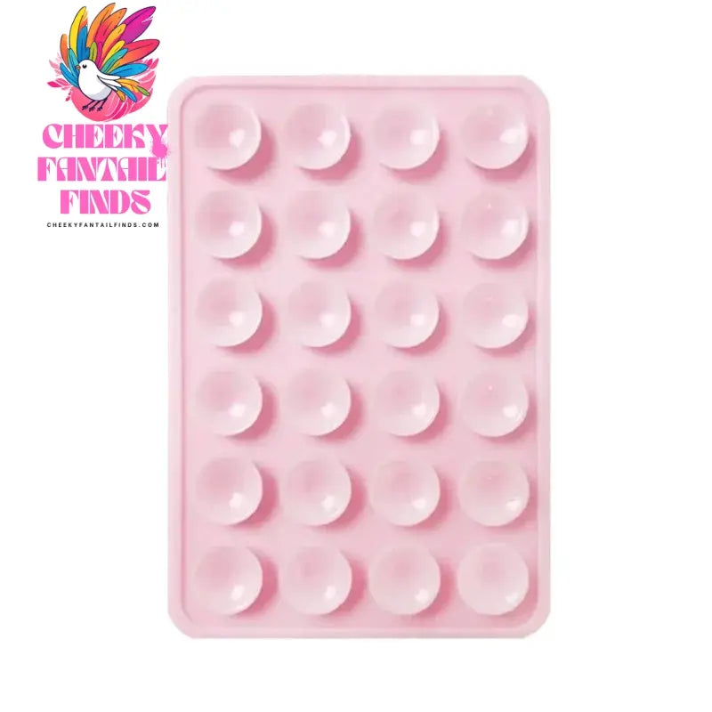 Silicone Suction Phone Case Mount Non Slip Suction Cup Phone Stand Mixed Color Silicone Phone Holder for Selfies and Videos Cheeky Fantail Finds