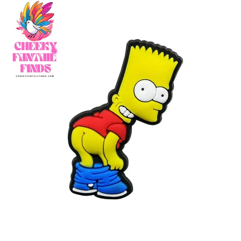 Single Sale 1pcs Cartoon Funny Shoe Charms PVC Accessories DIY Shoe Decoration For Clog Sandal Kids X-mas Gifts - Cheeky Fantail Finds