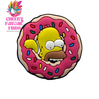 Single Sale 1pcs Cartoon Funny Shoe Charms PVC Accessories DIY Shoe Decoration For Clog Sandal Kids X-mas Gifts - Cheeky Fantail Finds