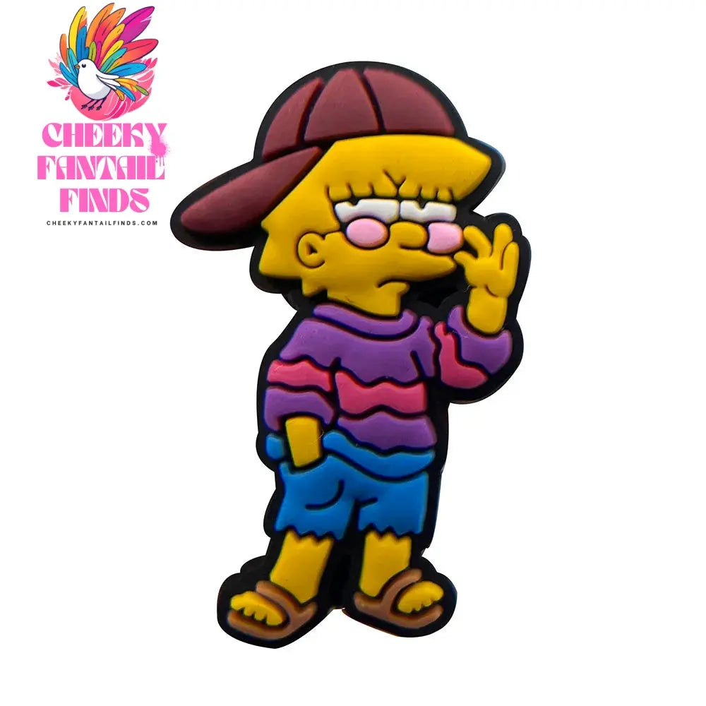 Single Sale 1pcs Cartoon Funny Shoe Charms PVC Accessories DIY Shoe Decoration For Clog Sandal Kids X-mas Gifts - Cheeky Fantail Finds