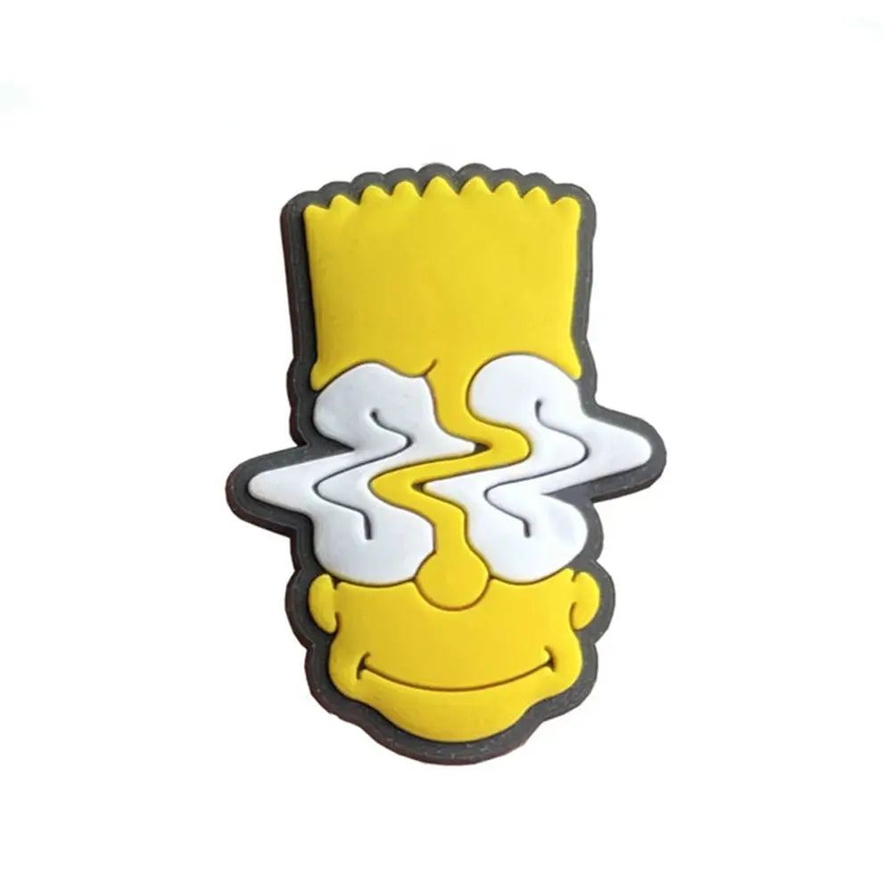 Single Sale 1pcs Cartoon Funny Shoe Charms PVC Accessories DIY Shoe Decoration For Clog Sandal Kids X-mas Gifts - Cheeky Fantail Finds