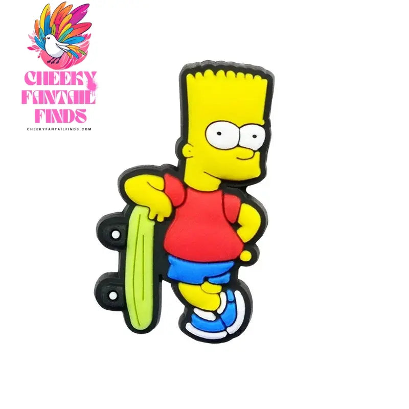 Single Sale 1pcs Cartoon Funny Shoe Charms PVC Accessories DIY Shoe Decoration For Clog Sandal Kids X-mas Gifts - Cheeky Fantail Finds