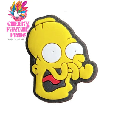 Single Sale 1pcs Cartoon Funny Shoe Charms PVC Accessories DIY Shoe Decoration For Clog Sandal Kids X-mas Gifts - Cheeky Fantail Finds
