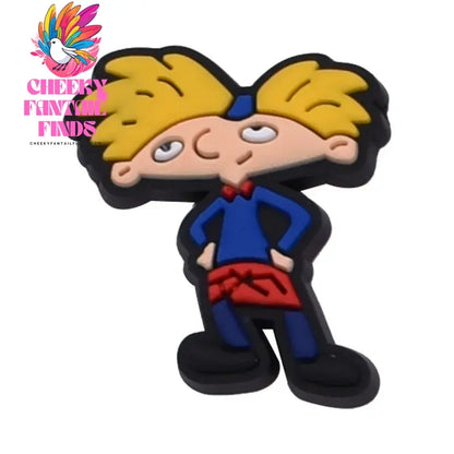 Single Sale 1pcs PVC Cartoon Shoe Charm Boy Girl Horse Man Shoe Accessories Clog Decorations for Kids Party X-mas Gift Cheeky Fantail Finds