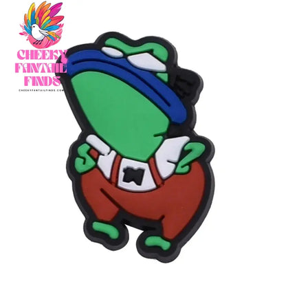 Single Sale 1pcs PVC Cartoon Shoe Charm Boy Girl Horse Man Shoe Accessories Clog Decorations for Kids Party X-mas Gift Cheeky Fantail Finds