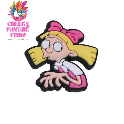 Single Sale 1pcs PVC Cartoon Shoe Charm Boy Girl Horse Man Shoe Accessories Clog Decorations for Kids Party X-mas Gift Cheeky Fantail Finds