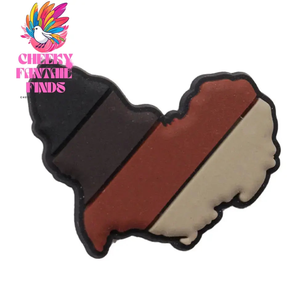 Single Sale 1pcs PVC Shoe Charms Black Girl Magic BLM Queen Hand Melanin Poppin Buckle Clog Decorations for Bands Xmas Gifts Cheeky Fantail Finds