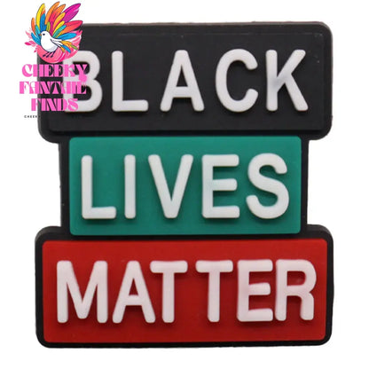 Single Sale 1pcs PVC Shoe Charms Black Girl Magic BLM Queen Hand Melanin Poppin Buckle Clog Decorations for Bands Xmas Gifts Cheeky Fantail Finds
