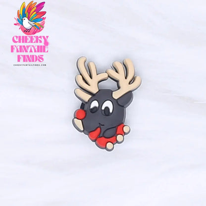 Single Sale Christmas Series Xmas Tree Shoe Charms Accessories Decorations PVC Classic Clog Buckle for Kids Party Xmas Gifts Cheeky Fantail Finds