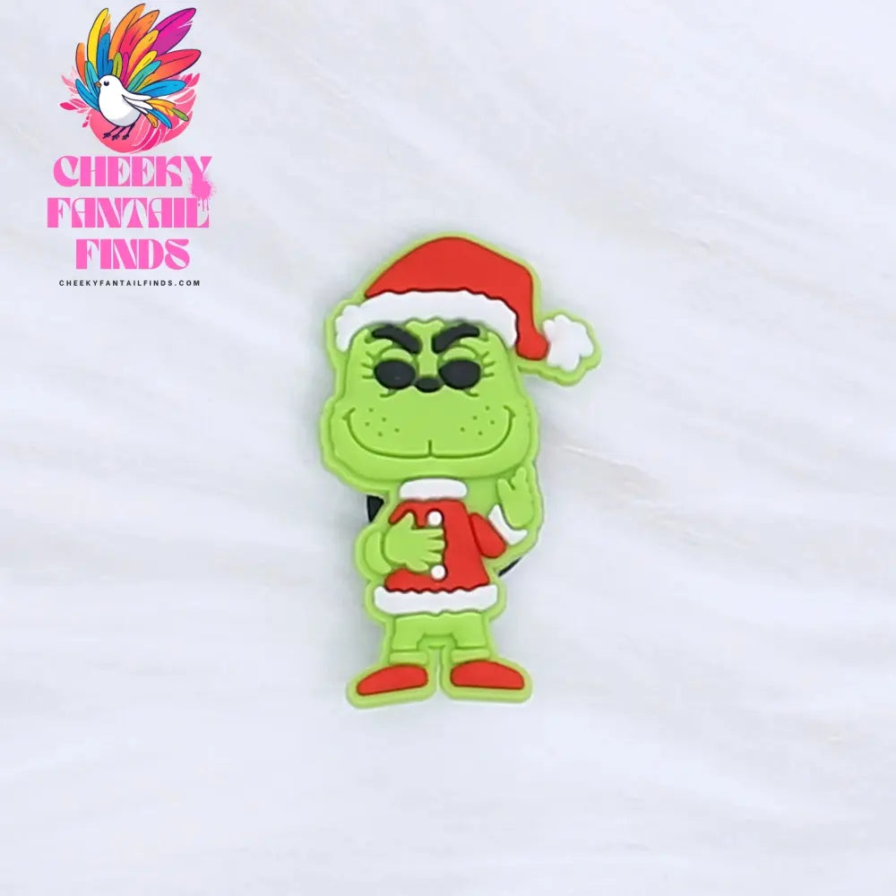 Single Sale Christmas Series Xmas Tree Shoe Charms Accessories Decorations PVC Classic Clog Buckle for Kids Party Xmas Gifts Cheeky Fantail Finds