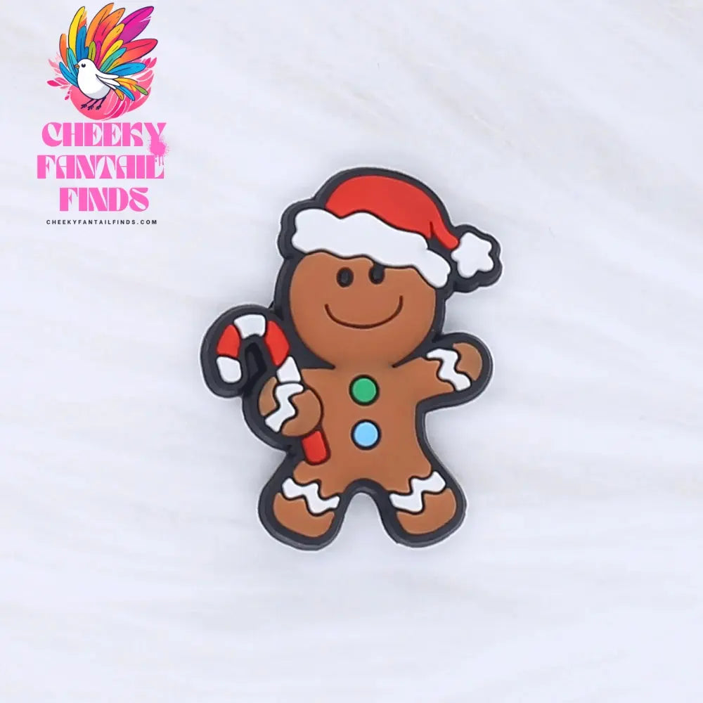 Single Sale Christmas Series Xmas Tree Shoe Charms Accessories Decorations PVC Classic Clog Buckle for Kids Party Xmas Gifts Cheeky Fantail Finds