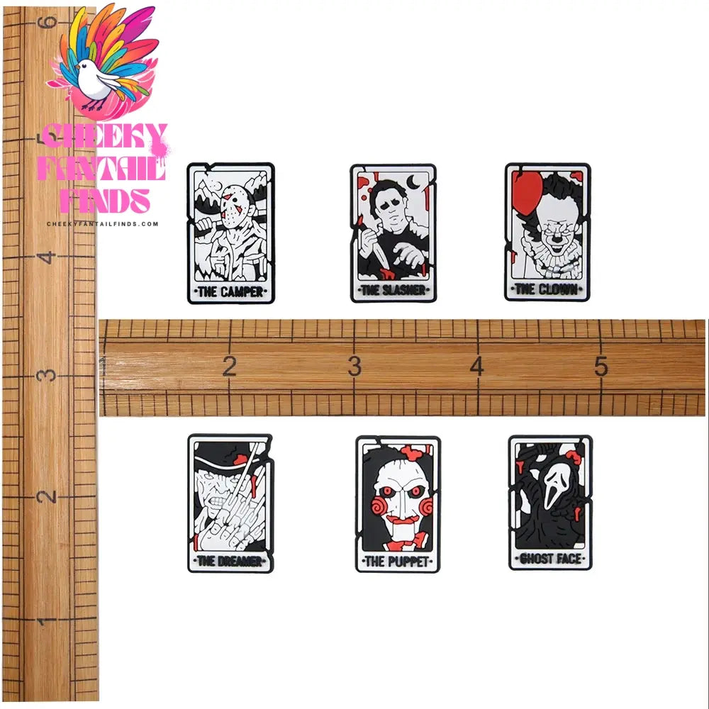 Single sale Halloween Mickey Hello Kitty PVC shoe Charms Accessories Decoration Buckles Classic Clog Fit Bands Bracelets Cheeky Fantail Finds