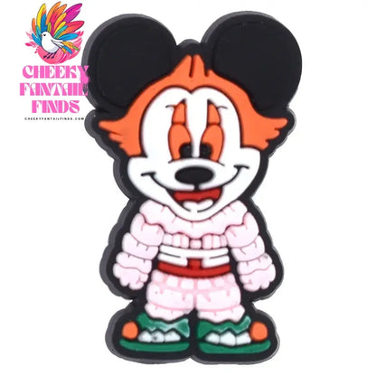 Single sale Halloween Mickey Hello Kitty PVC shoe Charms Accessories Decoration Buckles Classic Clog Fit Bands Bracelets Cheeky Fantail Finds