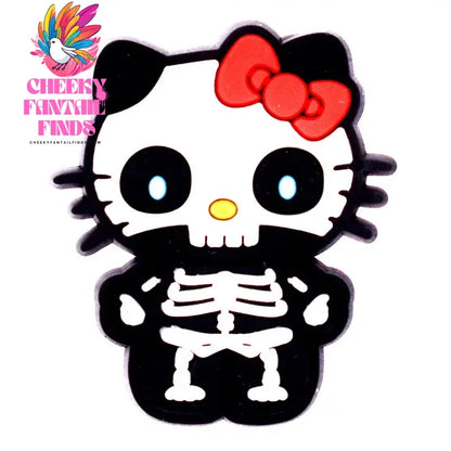 Single sale Halloween Mickey Hello Kitty PVC shoe Charms Accessories Decoration Buckles Classic Clog Fit Bands Bracelets Cheeky Fantail Finds